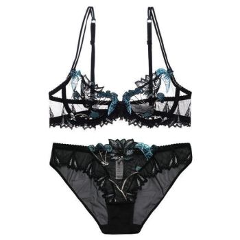 House Of Dasein Little Cherry Lingerie Set Women - Black - 36C