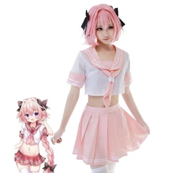 House Of Dasein Sailor Seifuku Cosplay Set - S - Outfit With Wig
