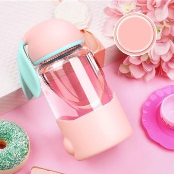 House Of Dasein Bunny Water Bottle Littles Age Regression - Pink