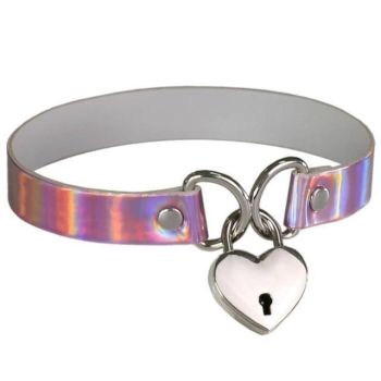 House Of Dasein Heart Locket Choker Ddlg Littles Accessories - Pink