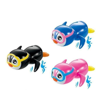 Hod Health & Home Wind Up Swimming Animals Cute Bath Toys Water Fun - Penguins