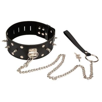 House Of Dasein Spiked Leash Bdsm Play Accessories - Black