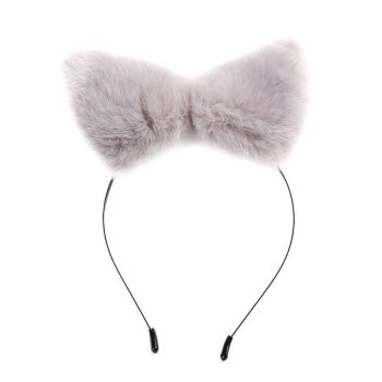 House Of Dasein Furry Fox Ears Pet Play Ddlg Littles Cosplay - Grey