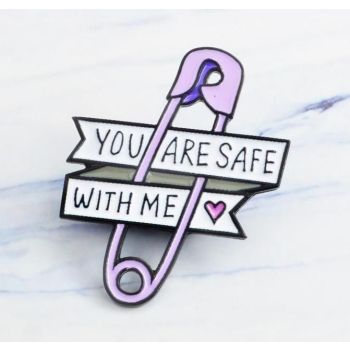 House Of Dasein Safe Me Pin Women Brooch Jewellery - Lavender