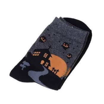 Hod Health & Home 5 Pairs Spooky Sockies - Grey
