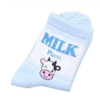 Hod Health & Home Strawberry Milk Socks - Blue Cow Milk