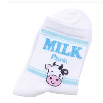 Hod Health & Home Strawberry Milk Socks - White Cow Milk