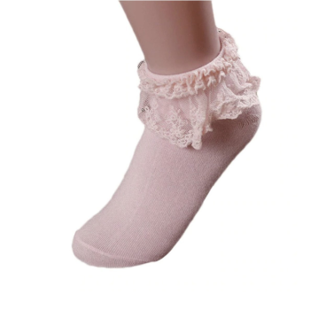House Of Dasein Ruffled Princess Socks - Pink