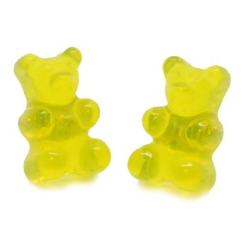 Veile Studios Gummy Bear Earrings - Yellow - Studs