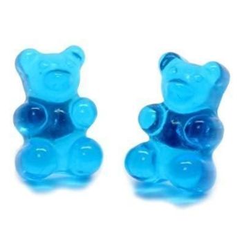 Veile Studios Gummy Bear Earrings - Blue - Studs