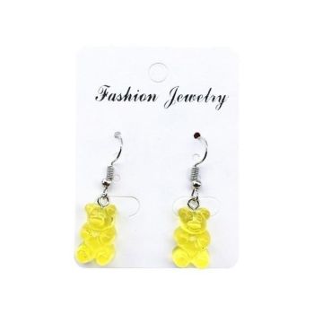 Veile Studios Gummy Bear Earrings - Yellow - Dangle