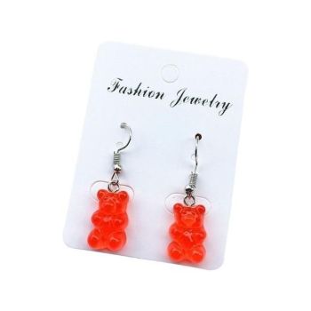 Veile Studios Gummy Bear Earrings - Red - Dangle