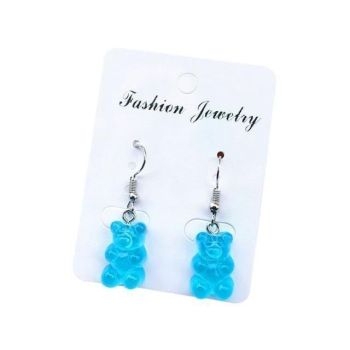 Veile Studios Gummy Bear Earrings - Blue - Dangle