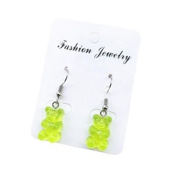Veile Studios Gummy Bear Earrings - Green - Dangle