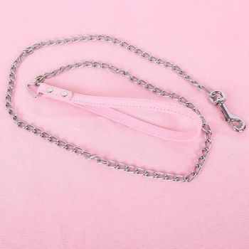House Of Dasein Candy Bell Leash Collar Bdsm Accessories - Pink - Chain Only