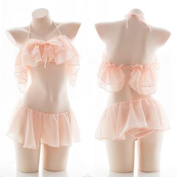 House Of Dasein Ethereal Princess Lingerie Set - Pink