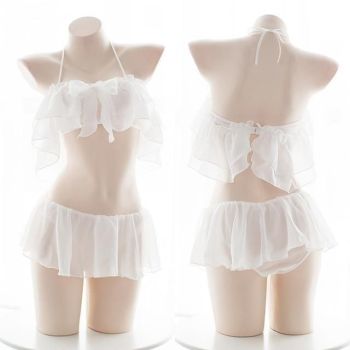 House Of Dasein Ethereal Princess Lingerie Set - White