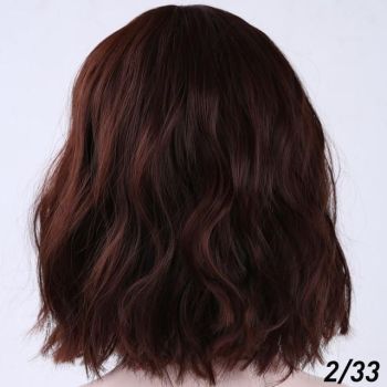 House Of Dasein Short Wavy Pastel Wig - Dark Brown