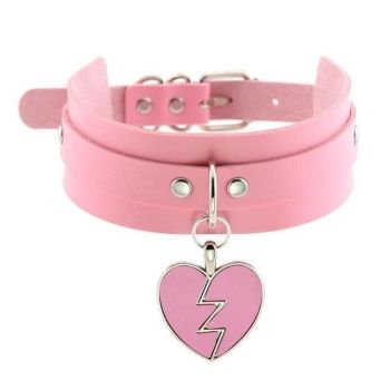 House Of Dasein Heart Breaker Collar - Pink