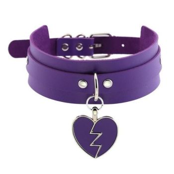 House Of Dasein Heart Breaker Collar - Purple