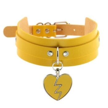 House Of Dasein Heart Breaker Collar - Yellow