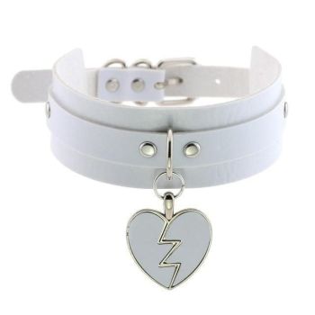 House Of Dasein Heart Breaker Collar - White