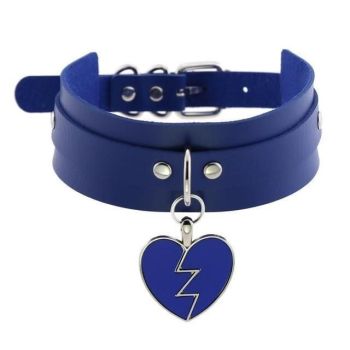 House Of Dasein Heart Breaker Collar - Dark Blue