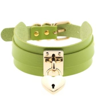 Veile Studios Locket Collar - Green