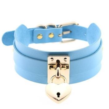 Veile Studios Locket Collar - Sky Blue