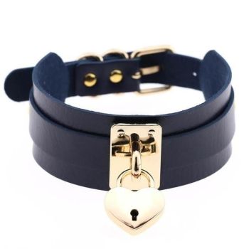 Veile Studios Locket Collar - Navy Blue