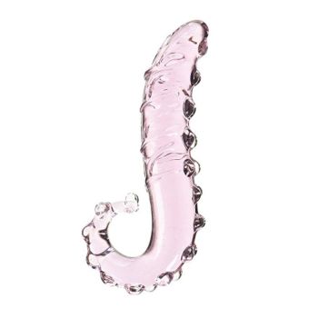 House Of Dasein Glass Dildo Sex Toy Women - Pink - Pink Glass Tentacle