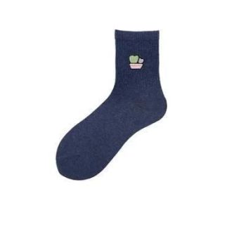 House Of Dasein Little One Dino Sockies - Navy Succulent