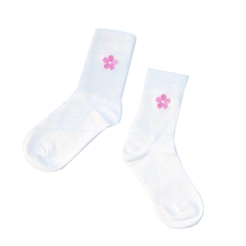House Of Dasein Little One Dino Sockies - Cherry Blossom Flower