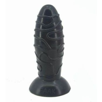 House Of Dasein Faak 17Cm Silicone Butt Plug Anal Dildo Dong Thick Flesh - Black