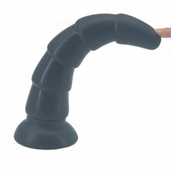House Of Dasein Faak 26.7Cm Silicone Dildo Dong Butt Plug Pink - Black