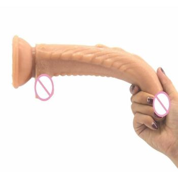 House Of Dasein Faak 25.2Cm 9.9Inch Silicone Dildo Big Sex Toy 4.1Cm Thick Butt Plug Anal Black - Flesh