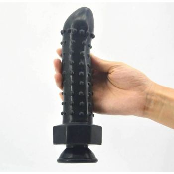 House Of Dasein Faak Silicone Dildo Dong Anal Butt Plug 22Cm 4.2Cm Thick Sex Toy - Black