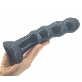 House Of Dasein Faak 22Cm Silicone Dildo Dong Anal Butt Plug Sex Toy 4.5Cm Thick - Black