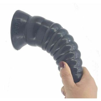 House Of Dasein Silicone Butt Plug 22.5Cm Thick Anal Dildo Black - Black