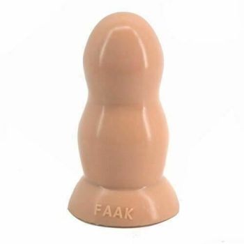 House Of Dasein Faak Silicone Butt Plug 15.2Cm 6.8Cm Thick Anal Dildo Dong Black Pink Skin Colour - Flesh