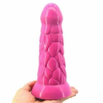 House Of Dasein Silicone Butt Plug Anal Dildo 19.4Cm 6.4Cm Thick Black - Pink