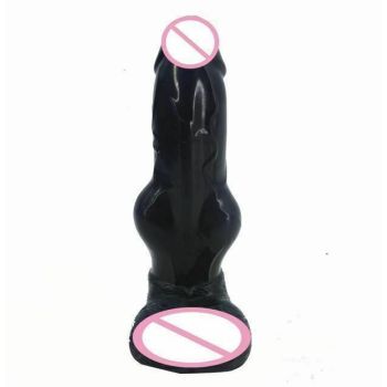 House Of Dasein Faak Big Silicone Dildo Thick Butt Plug Anal Sex Toy Black - Black