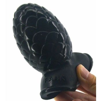 House Of Dasein Faak Silicone Butt Plug 9.5Cm 5.2Cm Thick Anal Dildo Brown Pink - Black