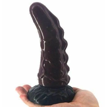 House Of Dasein Faak Silicone Dildo Anal Sex Toy Thick Butt Plug Brown - Brown