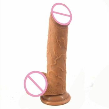 House Of Dasein Silicone Realistic Dildo Dong 18.5Cm Butt Plug Pink - Skin