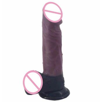 House Of Dasein Silicone Realistic Dildo Butt Plug Anal Toy 19Cm 3.8Cm Thick - Purple