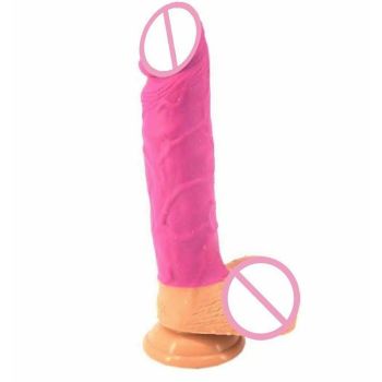 House Of Dasein 23Cm Silicone Realistic Dildo Butt Plug Anal Pink - Pink