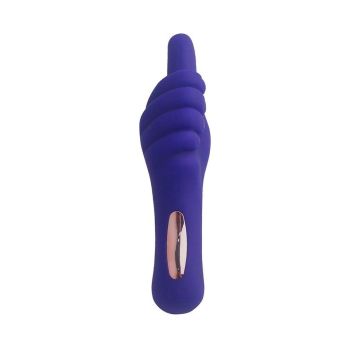House Of Dasein 10 Frequency Magic Finger Vibrator Usb Rechargeable Sex Toy Women - Purple