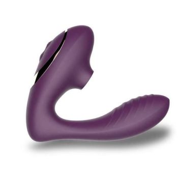 House Of Dasein Clitoral Sucking Vibrator Usb Rechargeable G-Spot Stimulation Bdsm - Purple