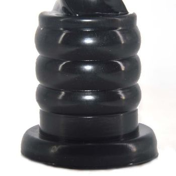 House Of Dasein Faak 15.8Cm Black Ice Cream Dildo Rubber Butt Plug Thick Anal Sex Toy - Black